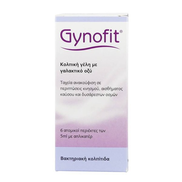 GYNOFIT LACTIC ACID VAGINAL GEL 6X5ML