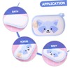 IWOWHERO 6Pcs Bath Mitts Exfoliating Gloves Cartoon Washcloths for Gentle