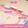 Mahjong Racks with Pushers 4PCS Set Majiang Tile Holder Acrylic