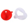 Universal Funnel 8cm Wide Plastic Funnel Car Flexible Extension Valve