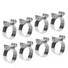 20PCS Hose Clamp Mini Stainless Steel Screw Hose Clip for