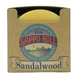 SAPPO HILL SOAPWORKS GLYCERINE CRM SOAP,SNDLWD, 3.5 OZ36