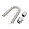 Flexible Radiator Hose, 24in Stainless Steel Radiator Coolant Hose Kit