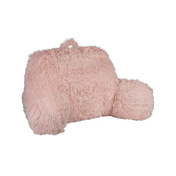 Klear Vu Shaggy Bed Rest Back Support Pillow for Adults,