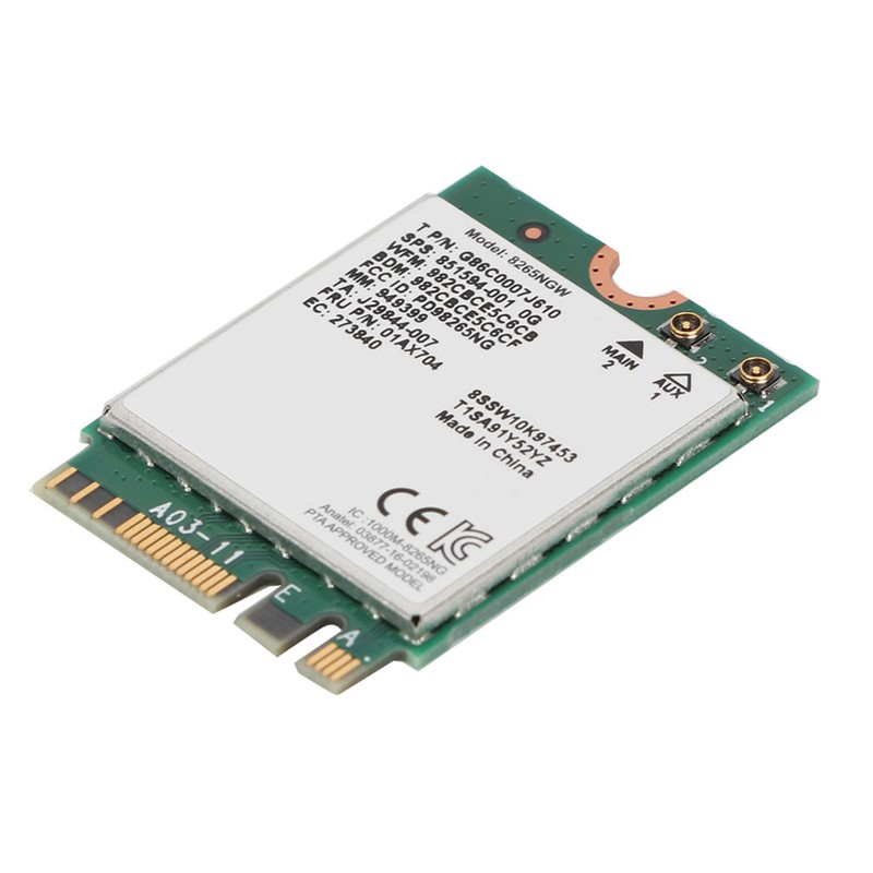 Bluetooth 4.2 For Intel 8265 867M 802.11AC 2.4G/5G Wireless Network