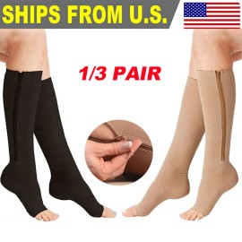 SXY-GA® Calf Compression Sleeve Knee High Socks Neuropathy Medical Compression Stockings