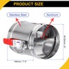 WorkBless 12 Inch Duct Connector Flange, Dryer Vent Wall Plate