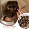 Leopard Print Headband 2 Pieces Silk Hair Bobbles Large Hair