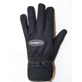 S-Products EQUESTRIAN ADULTS GENTS HORSE RIDING WIND RESISTANCE GLOVES MEN'S LEATHER GLOVE (Small)