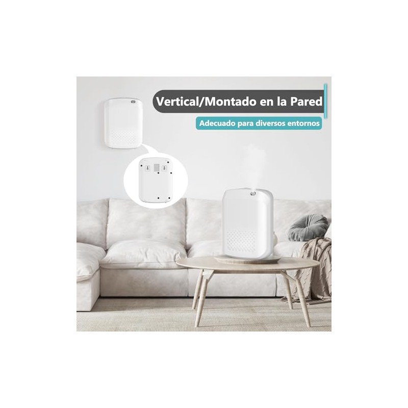 Difusor de Aceite Esenciales Bluetooth 400ml, 5 Modos Control App,