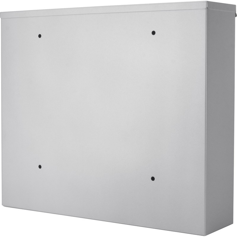 BARSKA CB13252 Locking Wall Mount Mailbox, Grey, Medium, 3.6" x