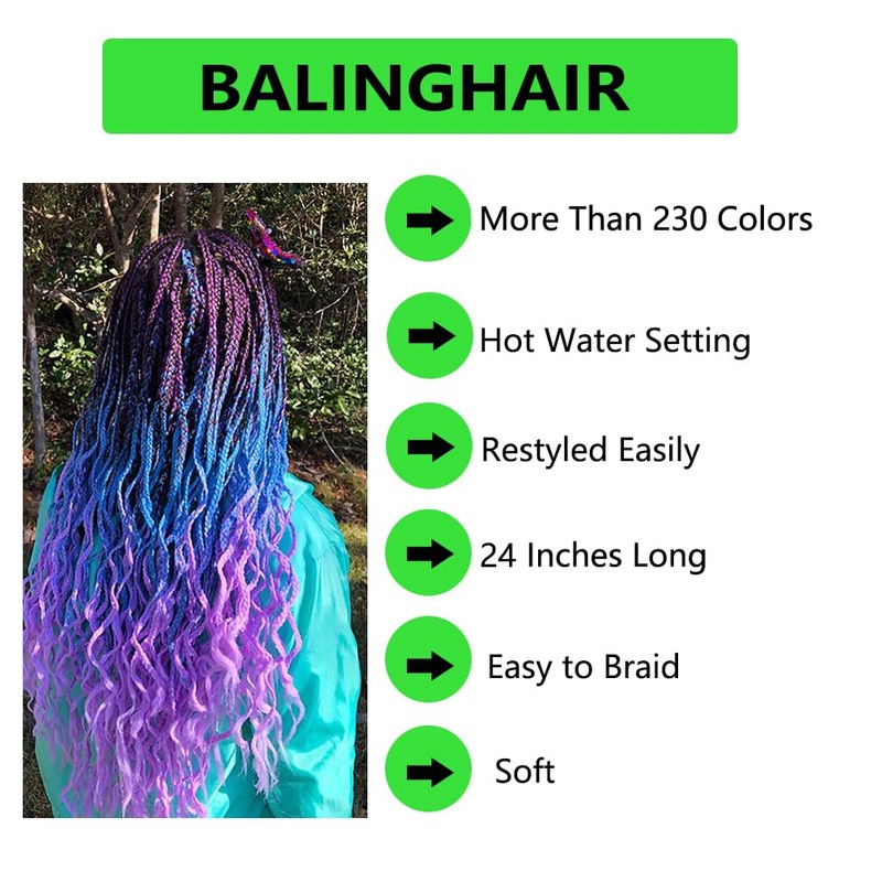 Braiding Hair Extensions Ombre Brown Professional High Temperature Braids Hair