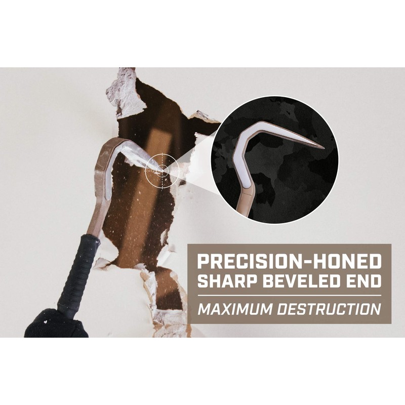 Spec Ops SPEC-D30PRY Tools 30" Wrecking Crowbar, Pry Bar Ends
