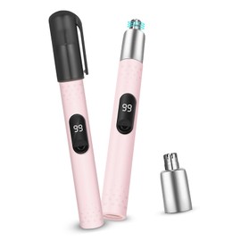 鼻毛カッター レディース メンズ 耳 鼻毛切り LCD電力量表示 水洗い可能 エチケットカッター USB Type-C充電式 低騒音 小型 持ち運び便利 おしゃれ 男女兼用
