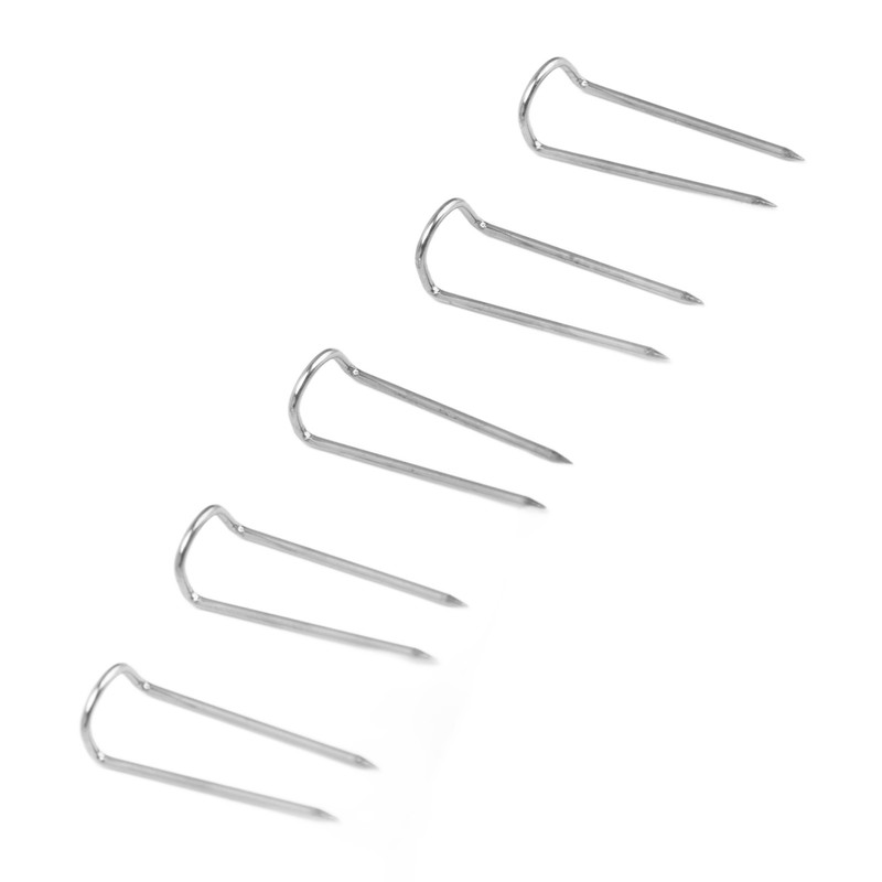 200Pcs Fork Pins U Shaped Stainless Steel Sturdy Durable Wide