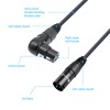Devinal Right Angle XLR Cable, Adjustable-Angle Female XLR to Straight