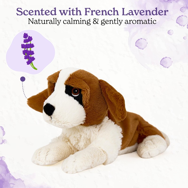 Warmies Plush St Bernard Microwavable Large, Heatable Weighted Plush Toy