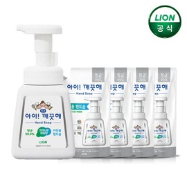 Handsoap 핸드솝 키친 250ml x 1개 + 200ml 리필x4개 [핸드솝 순 250ml x 1개 + 200ml 리필x4개] Hand Soap Kitchen 250ml x 1 + 200ml Refill x 4