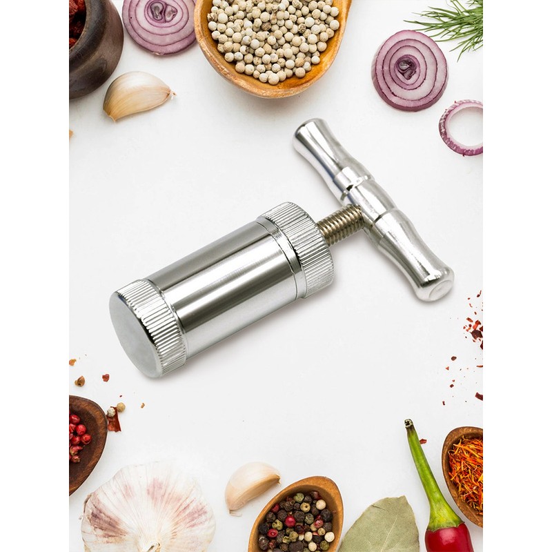 Mini Aluminum Alloy Spice Compression Tool Portable Single Handle Pollen