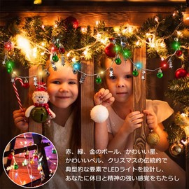 Christmas Tree Light, 5M 50 LED, Decorative Light, Waterproof, High Brightness, Party, Indoor, Bedroom, Warm