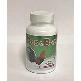 B-12 Y B-15 Para Gallos - Suplemento Vitamínico 100 Tabletas