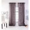 Stylemaster Renaissance Home Fashion Reese Embroidered Sheer Rod Pocket Panel,