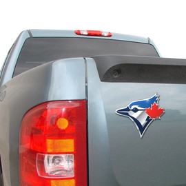 Fan Mats 60422: Toronto Blue Jays Heavy Duty Aluminum Embossed Color Emblem, Navy