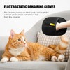 DINSONG Fellmagnet, BüRste, Static Removal Gloves Pet,Double-Sided Pet Grooming Gloves,