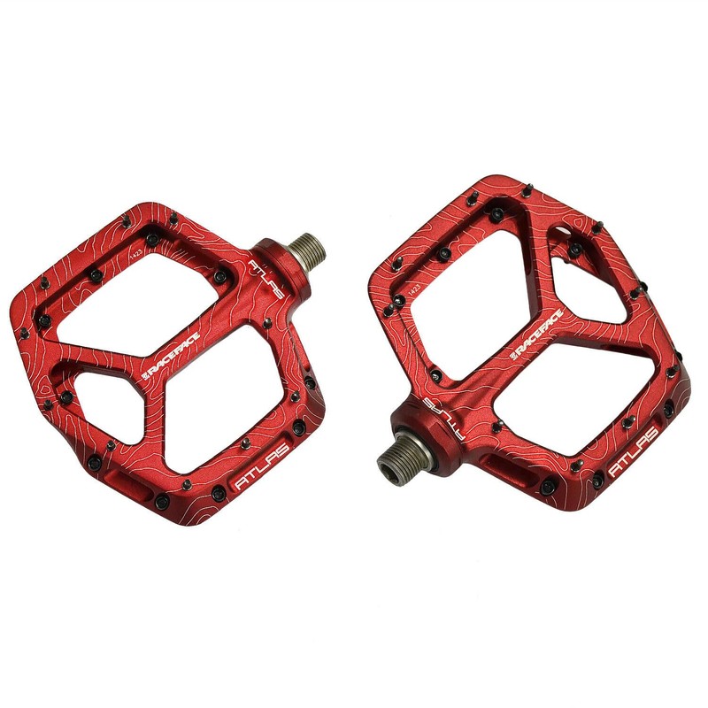 RaceFace Atlas Bike Platform Pedals, Red, RF2948