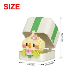 NOOLY Animal Micro Building Blocks Set Cute Project for Adult and Kids WKLJM-07 (Parrot) 7101
