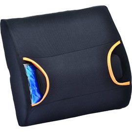 NOVA Lumbar Support Pillow, Back Lumbar Cushion with Hot & Cold Pack and Extra Lumbar Insert, Breathable & Removable Washable Cover