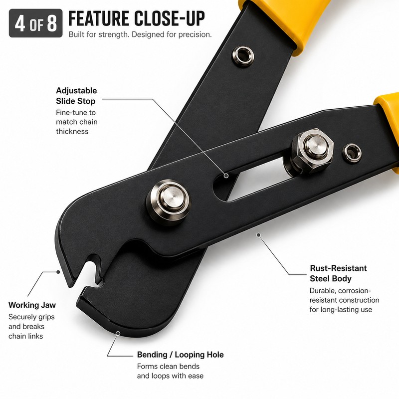 Jewelry Chain Pliers for Necklace & Bracelet Making – Precision