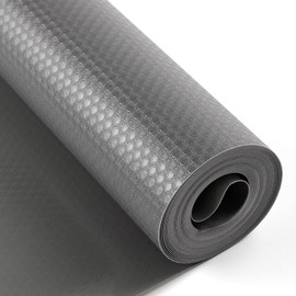 Bloss Plastic Shelf and Drawer Liner, Non Adhesive Shelf Liner for Cabinets, Storage, Kitchen, Desks, Decor Cupboard Liner, Refrigerator Shelf Liners(Grey, 17.7"×59")