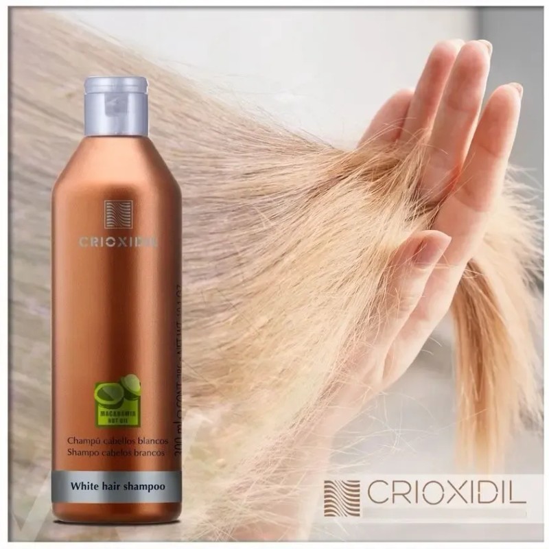 Crioxidil Shampoo Matizador Blancos Platinado 300ml H/españa