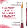 Princeton Velvetouch, Series 3950, Paint Brush for Acrylic, Oil and