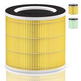RP-AP089-F1 RP-AP089B Filter Compatible with RENPHO Air Purifier Replacement Filter RP-AP089 RP-AP089-F2 for RENPHO RP-AP089W RP-AP089B RP-AP089S with H13 True HEPA Especially for Pets, 1-Pack