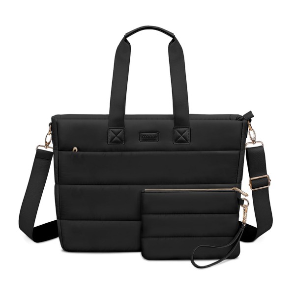 MOSISO Bolsa de Tote para Mujer,15-15.6 Pulgadas Puffy Bolso de