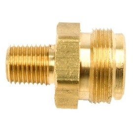 Mr Heater F273755 1/4 Male Pipe Thread x 1"-20 Male Throwaway Cylinder Thread Fitting,Multicolored,Regular