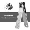 HAWATOUR Nail Clippers Set, Ultra Sharp Curved Blade Fingernail and