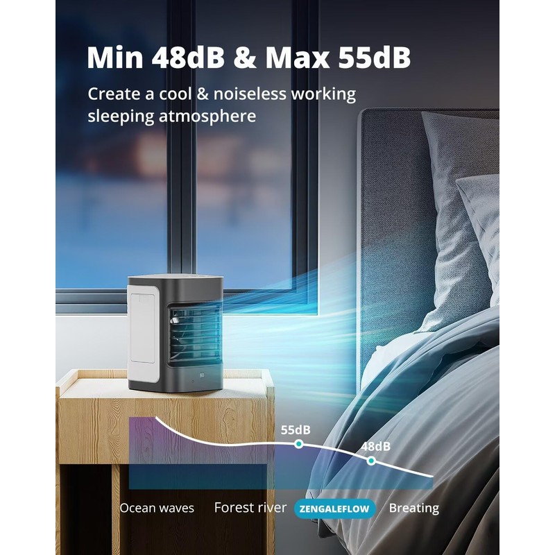 Mini Portable Air Conditioners, Personal Air Conditioner for room, Portable