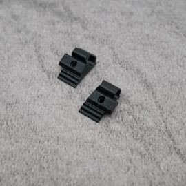 ULEIVA Replacement End Caps Set of 2 Black Compatible with Piping Strip Trim End Piece for Caravan Compatible with Tabbert (Black)