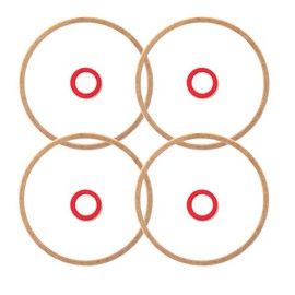 4 PCS 16010-883-015 Carburetor Bowl Gasket Kit Carburetor Gasket Lawnmower Parts Carburetor Parts Compatible with Honda Gcv160 Gcv190 G150 G200 G300 G400 Gc135 Gc160 Gc190