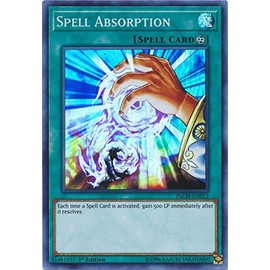 Yu-Gi-Oh! - Spell Absorption - INCH-EN053 - Super Rare - 1st Edition - Infinity Chasers