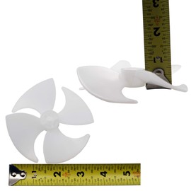 Supplying Demand 2169142 12217201 Refrigerator Evaporator Motor Fan Blade Replacement 3-7/8 Inches Model Specific Not Universal