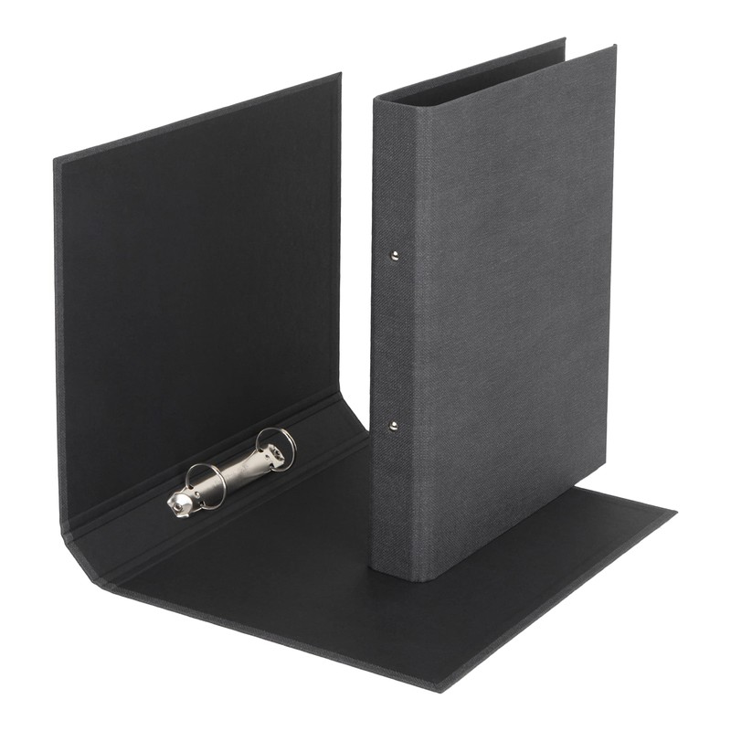 Bigso box of Sweden Black Linen Look Ring Binder