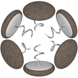 MAICOBI Bed Skirt and Upholstery Twist Pins – Flax Covered Button Pins for Securing Bed Skirts, Sofa Covers, Armchair Caddies, and Armrest Covers (28 Pack)