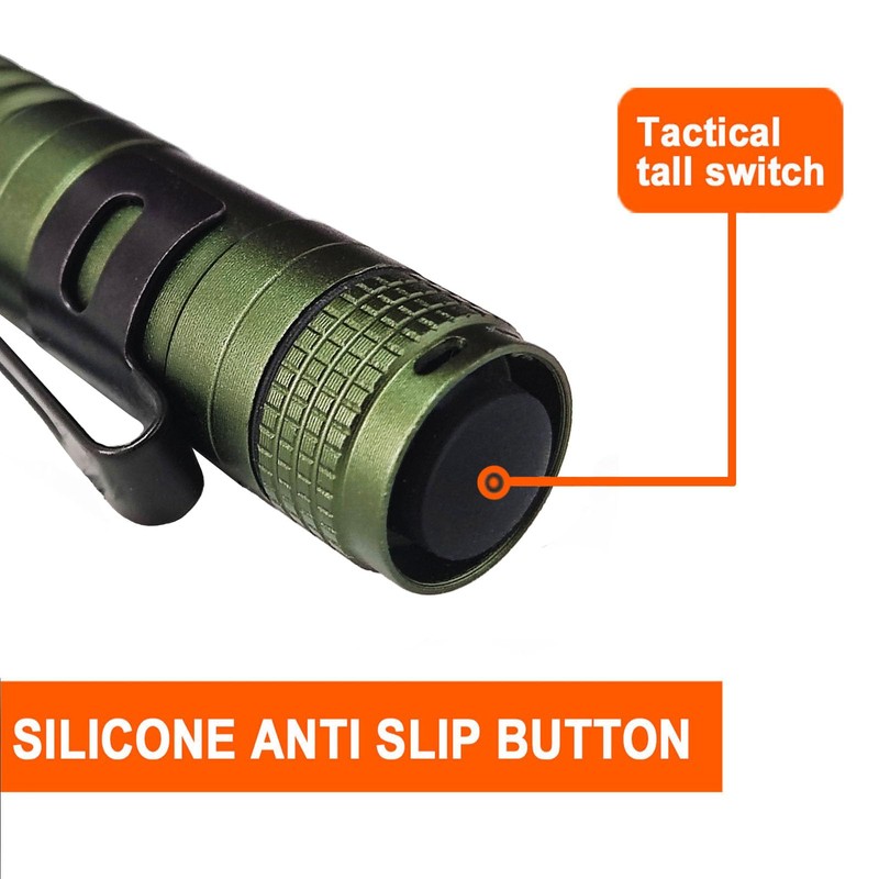 Beieverluck 20 Pack Pen Light Flashlight Mini Small Flashlight with