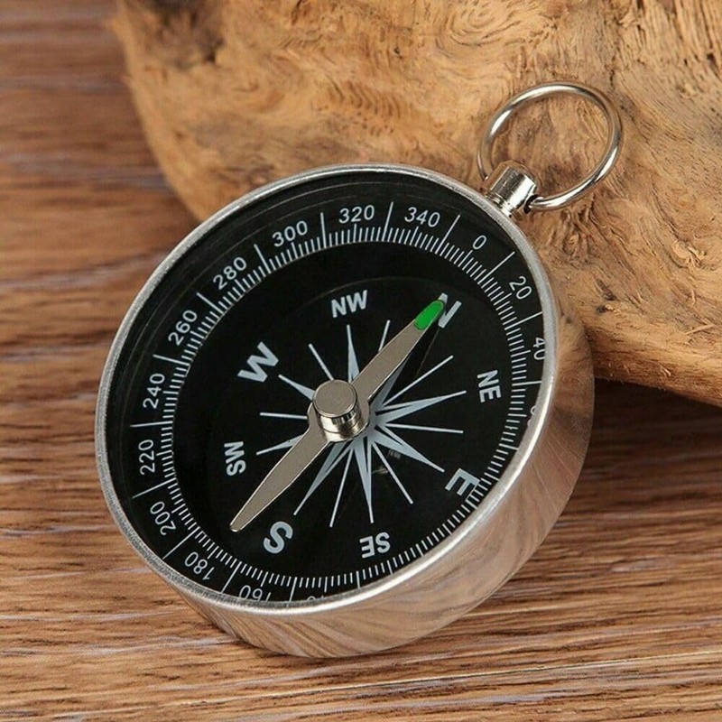 Pocket Compass, Mini Portable Compass, Hiking Compass, Navigation Walkers Camping