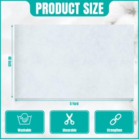 HOMBYS Upholstery Batting, Quilt Batting by The Roll, Dacron Upholstery Cushion Warp