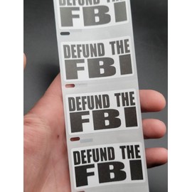 50PCS "DEFUND The FBI" Stickers Bulk lot Decal Labels